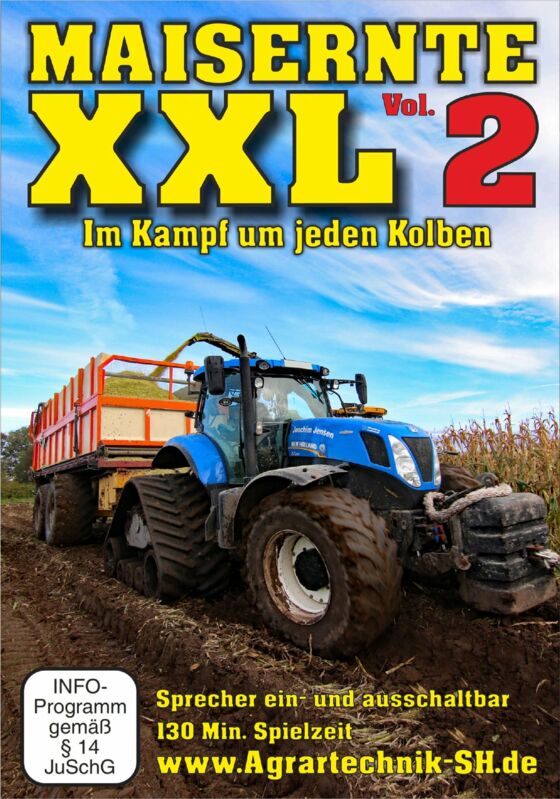 DVD Cover Maisernte XXL Vol. 2 - "Im Kampf um jeden Kolben"